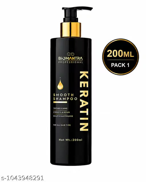Biomantra Keratin Smooth Shampoo, 200 ml