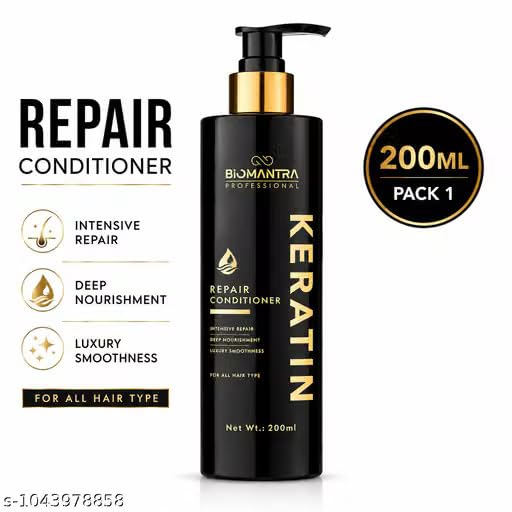 Biomantra Keratin Repair Conditioner for Dry & Damaged Hair 200ml