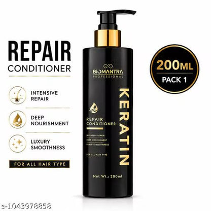 Biomantra Keratin Repair Conditioner for Dry & Damaged Hair 200ml