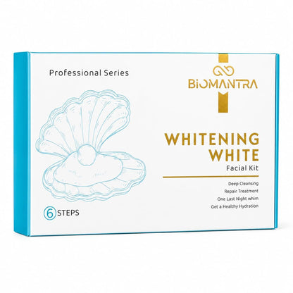 BIOMANTRA Facial Kit | 6 Step Mini Facial Kit for Glowing & Hydrated Skin | Cleanser, Scrub, Gel, Cream, Mask & Serum | Skincare Kit for Women | All Skin Types